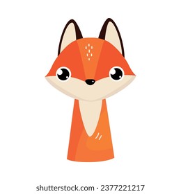 Fox Finger Toy and Puppet for Entertainment Play Vector Illustration