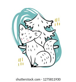 Fox and fir