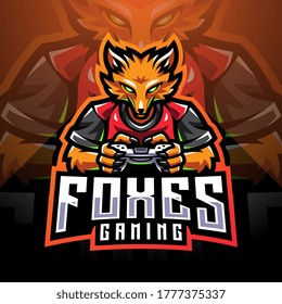 Fox Gamer esport holding Game-pad Joystick