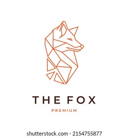 Logo de la línea geométrica de Fox