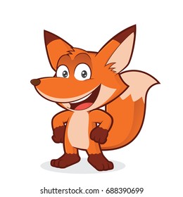 Fox with hand on hip