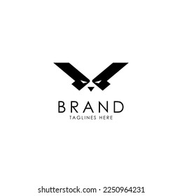 Fox head abstract logo design