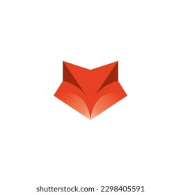 Fox Head Abstract Logo Design. Fox Vector Illustration