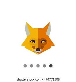 Fox Head Icon Stock Vector (Royalty Free) 474771508 | Shutterstock