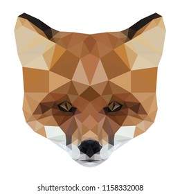Fox head illustration. Vector image.