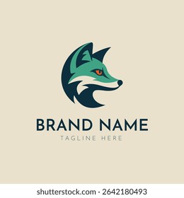 Fox Head Logo for Brand Identity