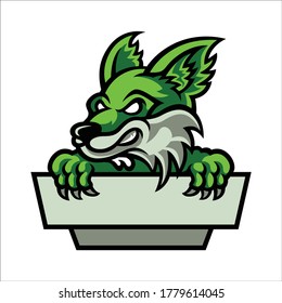 fox head logo design esport team