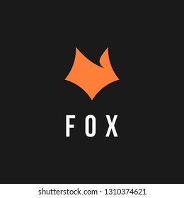 Fox Head Logo Design Template