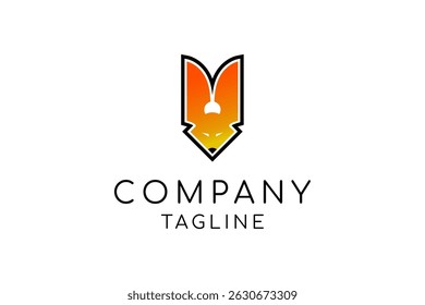 Designvorlage für Fox Head Logo