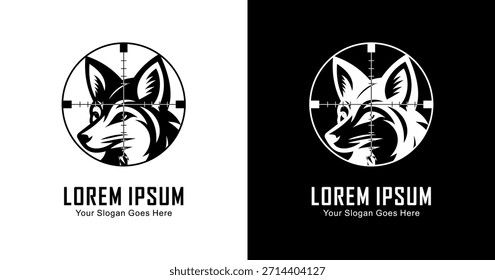 Design do logotipo da cabeça da Fox que está em cena