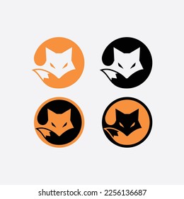 A fox head logo icon