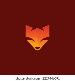 Fox Head Logo Vector. Fox Abstract Logo. Fox Illustration