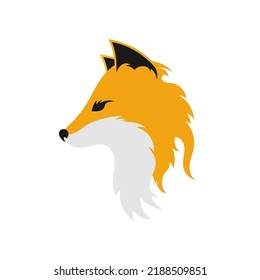  Fox Head Logo. Vector Design