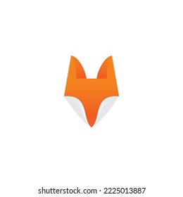 Fox Head Logo Vector Design