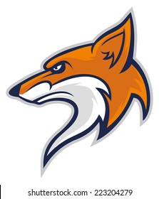 Fox Head Mascot