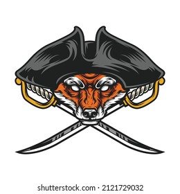 Logo de diseño de mascota de la cabeza de Fox