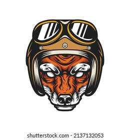 Fox Head Mascot Design Vector