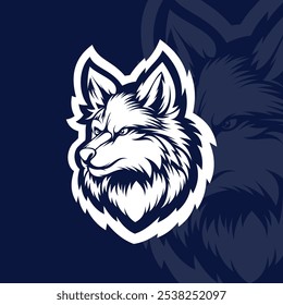 Fox head mascot esport logo design