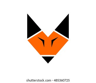 fox head simple icon