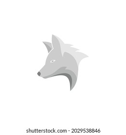 Fox head symbol logo template stylized vector silhouette, suitable for your design need, logo, illustration, animation, etc.