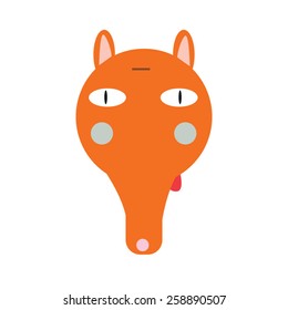 fox head vector