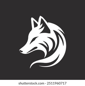 Fox Head Vetor Art, ícones e gráficos. Vetor Premium | Fox cabeça Ilustração vetorial Fox Vintage Logo. Um logotipo abstrato minimalista da cabeça de raposa em vetor simples .