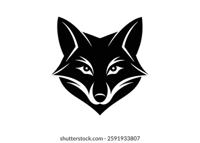 A fox head vector illustration 