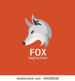 Fox head Vector Illustration. Illustration of fox head cartoon style