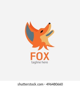 Fox head Vector Illustration. Illustration of fox head cartoon style