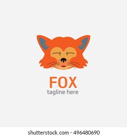 Fox head Vector Illustration. Illustration of fox head cartoon style