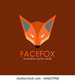Fox head Vector Illustration. Illustration of fox head cartoon style