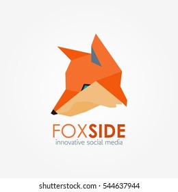 Fox head Vector Illustration. Illustration of fox head cartoon style