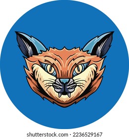 Desenho de raposa, Vetor Premium
