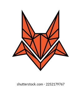 Fox Head Vector Logo Design Template