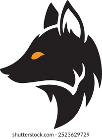 Fox head vector for tshirt designing