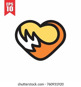 fox heart logo