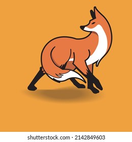 Fox icon design vector image