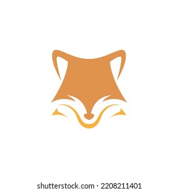 Fox icon logo design illustration