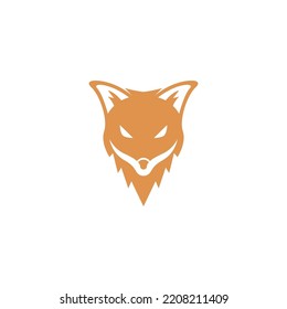 Fox icon logo design illustration