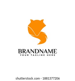 Fox icon logo design vector illustration