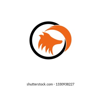 Fox icon logo template