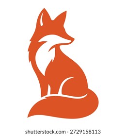 A silhueta de ícone Fox isolou imagens vetoriais de animais selvagens. Ícone de silhueta permanente de raposa minimalista para logotipo e marca. Conjunto de silhueta de raposa vermelha para projetos de vida selvagem e natureza