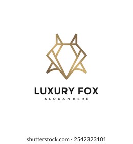 Fox icon vector logo design with creative concept Premium Vector