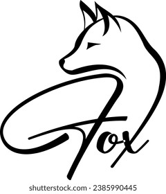 fox idea vector logo design