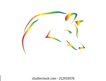 Fox Illustration. Vector