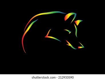 Fox Illustration. Vector