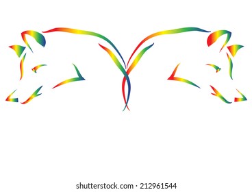 Fox Illustration. Vector
