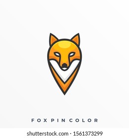 Fox Illustration Vector Template, Suitable for Creative Industry, Multimedia, entertainment, Educations, Shop, and any related business