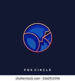 Fox Illustration Vector Template, Suitable for Creative Industry, Multimedia, entertainment, Educations, Shop, and any related business