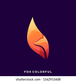 Fox Illustration Vector Template, Suitable for Creative Industry, Multimedia, entertainment, Educations, Shop, and any related business